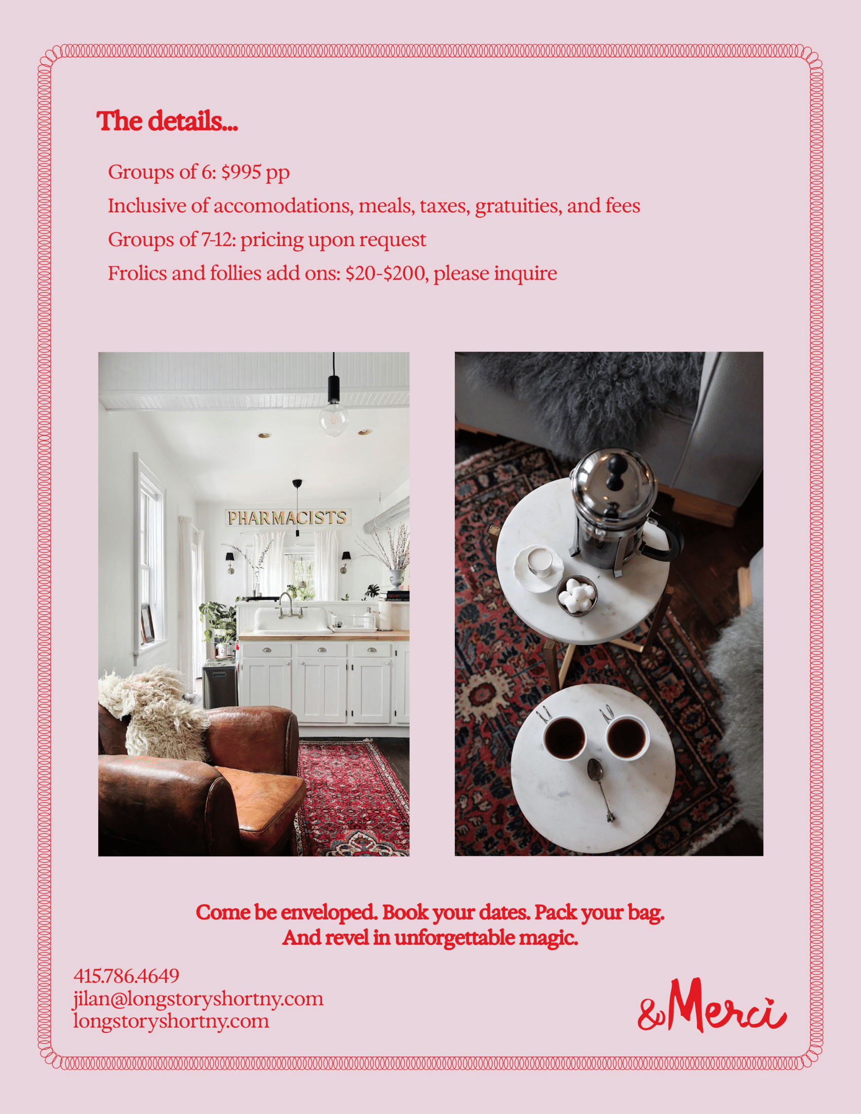 &Merci amenities lookbook page 4