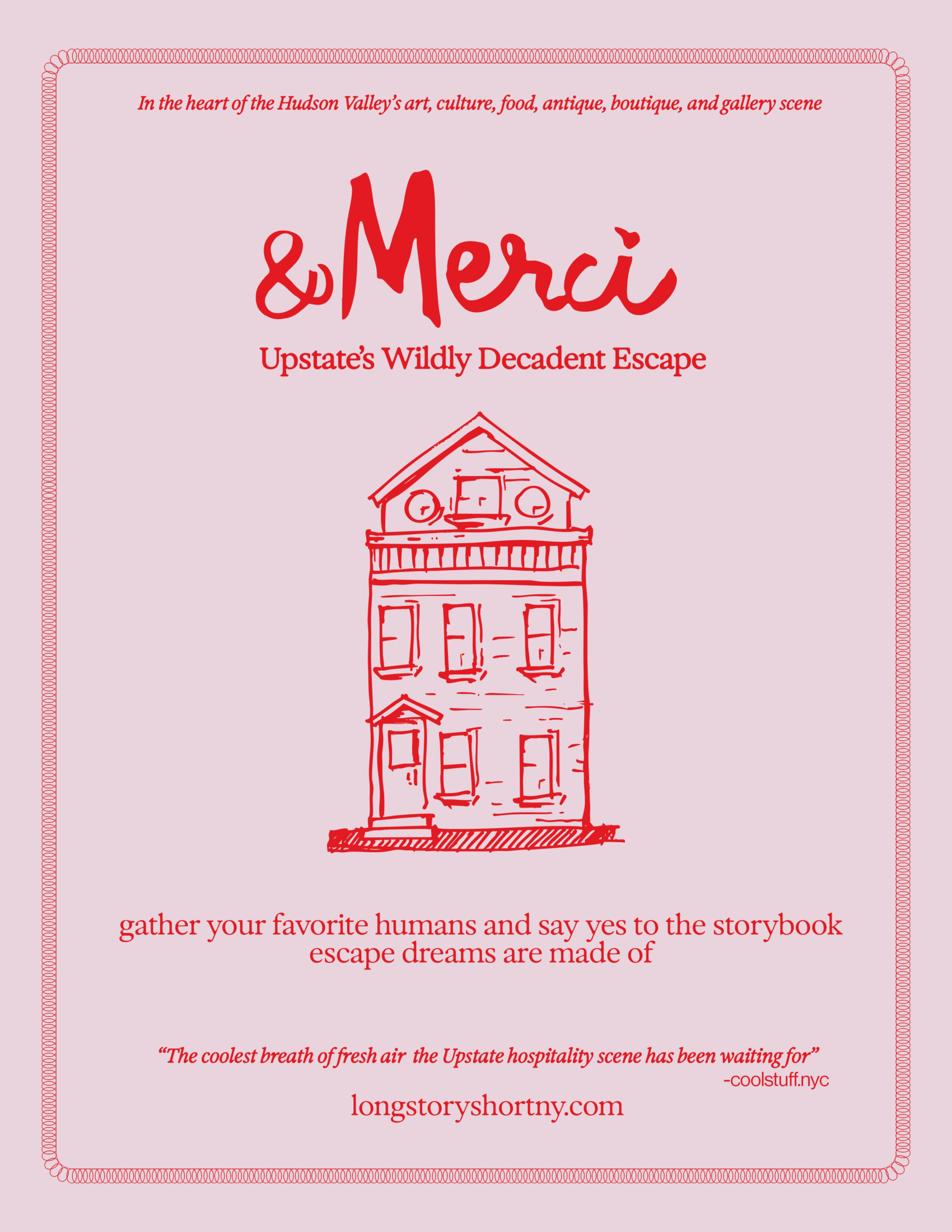 &Merci Upstate's Wildly Decadent Escape lookbook cover
